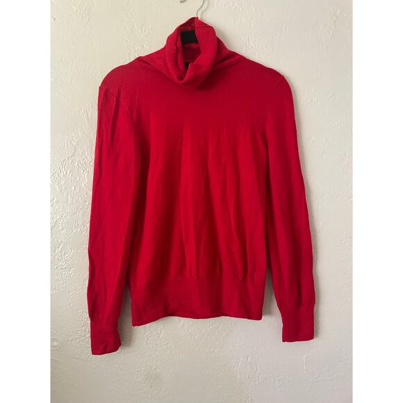 J.CREW Sweaters - J.Crew Merino Wool Turtle Neck Roll Neck Red Sweater Holidays Christmas Modest M